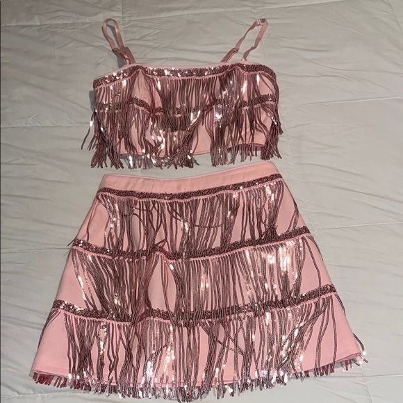 open lace back dress Women's Pink Satin Maxi Dress